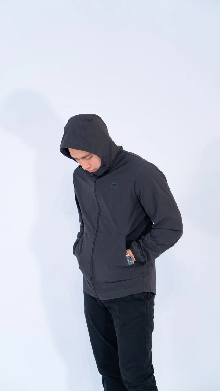Windbreaker Jacket - Grey
