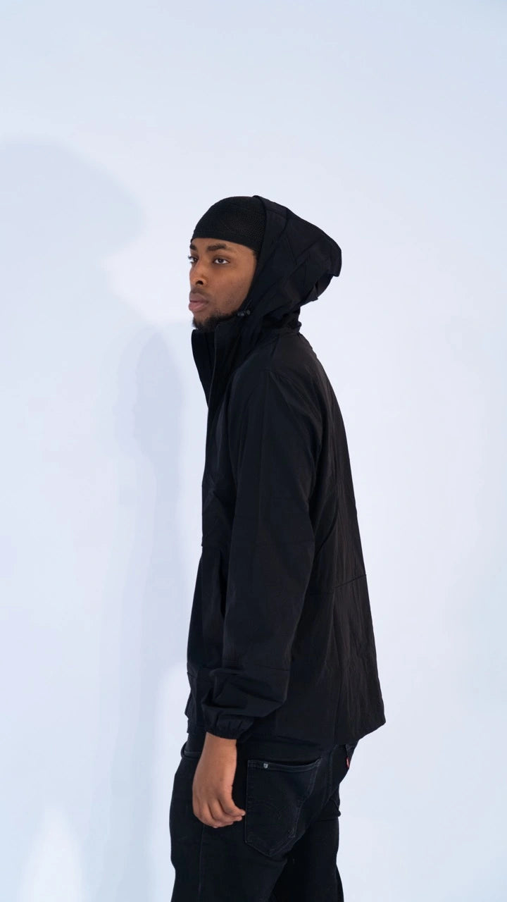 Windbreaker Jacket - Black