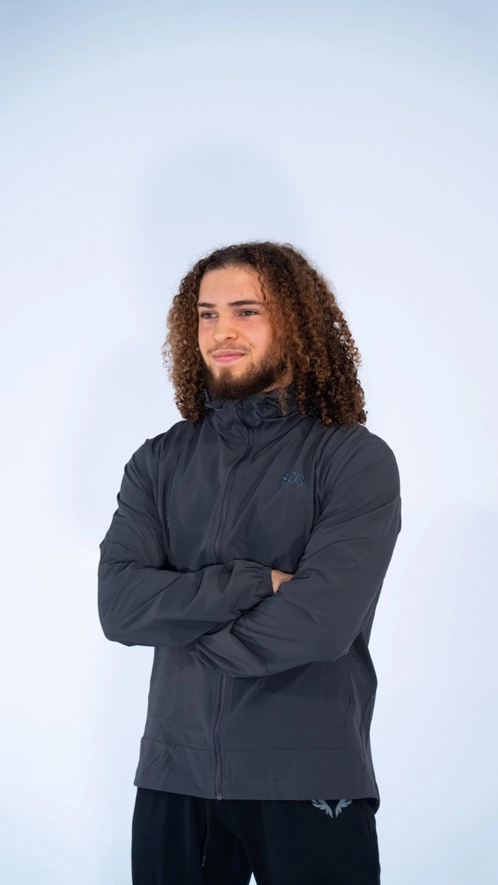 Windbreaker Jacket - Grey