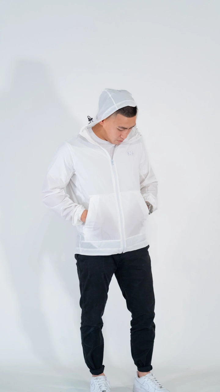 Windbreaker Jacket - White
